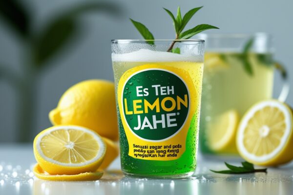 Es Teh Lemon Jahe: Sensasi Segar dan Pedas yang Menyegarkan Hari Anda